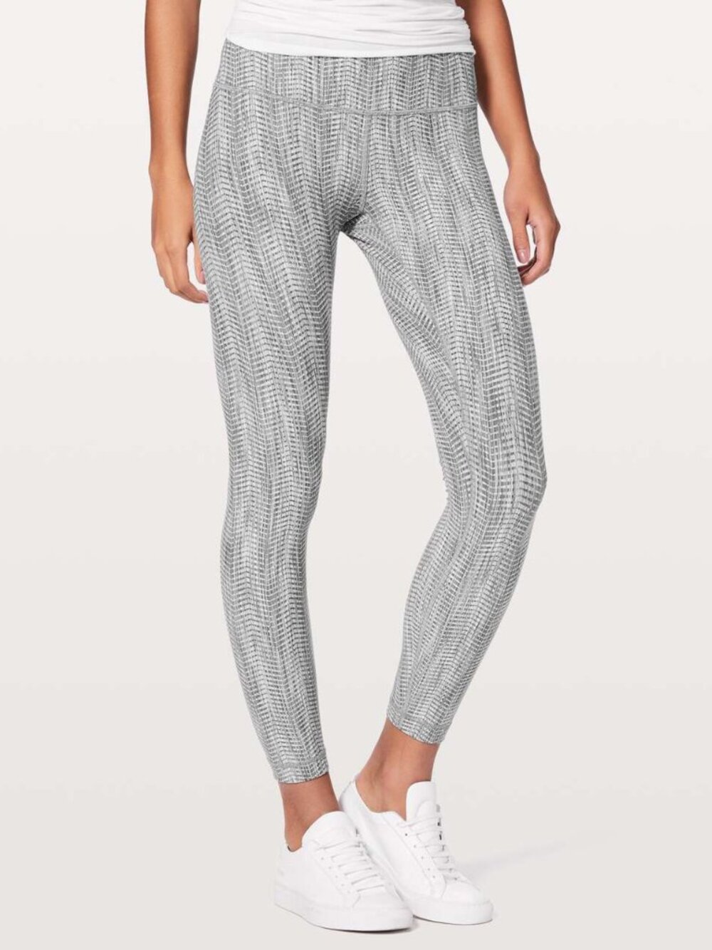 Lululemon Wunder Under Hi-Rise 7/8 Tight *Luxtreme 25" Size 10 Silver Grey